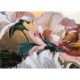 Quadro moderno floreale dipinto a mano su tela "Elegant roses 2" 80X100