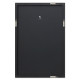 Specchio da parete dal design moderno effetto marmo nero "Marquinia 2"