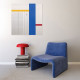 Specchio da parete dal design moderno Essenza 100x100
