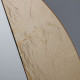Specchio da parete moderno rotondo con effetto marmo "Black Marble"