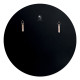 Specchio da parete moderno rotondo con effetto marmo "Black Marble"