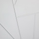 Specchio da parete rettangolare design moderno effetto geometrico "Sirio"