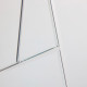 Specchio da parete rettangolare design moderno effetto geometrico "Sirio"