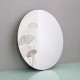 Specchio da parete rotondo dal design moderno "Ginkgo"