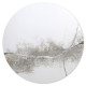 Specchio da parete rotondo dal design moderno "Kintsugi"