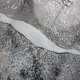 Specchio da parete rotondo dal design moderno "Kintsugi"