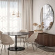 Specchio da parete rotondo dal design moderno Selene d.120