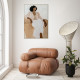 Stampa su tela con motivo figurativo con cornice Adele 70x100