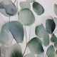 Stampa su tela con motivo floreale Eucalipto 1 60x90