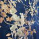 Stampa su tela con motivo floreale con cornice Kimono 100x100