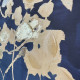 Stampa su tela con motivo floreale con cornice Kimono 100x100