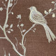 Stampa verticale set 3 pezzi su tela motivo floreale con cornice Sakura 40x120