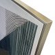 Stampa verticale su tela con motivo astratto con cornice Lamina 60x80