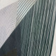 Stampa verticale su tela con motivo astratto con cornice Lamina 60x80