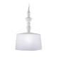 Lampada a Sospensione Grande in Lino