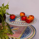 Alzata per dolci grande dal design moderno in plexiglass decoro Foulard