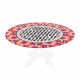 Alzata per dolci piccola in plexiglass dal design moderno decoro Ethnic