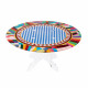 Alzata per dolci piccola in plexiglass dal design moderno decoro Rainbow