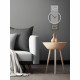 Orologio da parete verticale in legno dal design moderno ed elegante