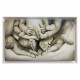 Capezzale capoletto moderno dipinti a mano su tela Infinito 110x65