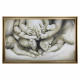 Capezzale capoletto moderno dipinti a mano su tela Infinito 110x65