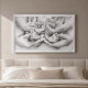 Capezzale capoletto moderno dipinti a mano su tela Infinito 110x65