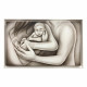 Capezzale con la famiglia con tattoo in stile moderno "Amore Indelebile" 110x65