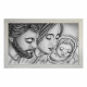 Capezzale con sacra famiglia dipinta a mano su tela in cotone "Tenerezza" 110x65