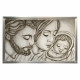 Capezzale con sacra famiglia dipinta a mano su tela in cotone "Tenerezza" 110x65