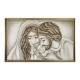 Capezzale con sacra famiglia dipinta a mano "Nido d'Amore Romantico" 110x65