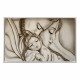 Capezzale con Sacra Famiglia per camera da letto "Abbraccio" 110x65