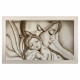 Capezzale con Sacra Famiglia per camera da letto "Abbraccio" 110x65