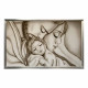 Capezzale con Sacra Famiglia per camera da letto "Abbraccio" 110x65