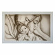 Capezzale con Sacra Famiglia per camera da letto "Abbraccio" 110x65