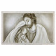 Capezzale contemporaneo con la sacra famiglia Luce Sacra 110x65