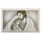 Capezzale contemporaneo con la sacra famiglia Luce Sacra 110x65