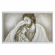Capezzale contemporaneo con la sacra famiglia Luce Sacra 110x65