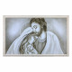 Capezzale contemporaneo con la sacra famiglia Luce Sacra 110x65