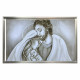 Capezzale contemporaneo con la sacra famiglia Luce Sacra 110x65