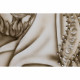 Capezzale contemporaneto dipinto a mano su tela Abbraccio Divino 110x65