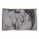 Capezzale dipinto a mano su tela moderno Cuore 110x65