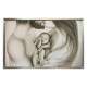 Capezzale dipinto a mano su tela moderno Cuore 110x65
