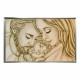Capezzale la sacra famiglia in stile moderno Amore di Mamma e Papà 110x65