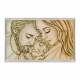 Capezzale la sacra famiglia in stile moderno Amore di Mamma e Papà 110x65