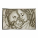 Capezzale la sacra famiglia in stile moderno Amore di Mamma e Papà 110x65