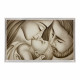 Capezzale moderno con la sacra famiglia dipinta su tela Bacio 110x65