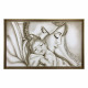 Capezzale moderno con sacra famiglia "Abbraccio Romantico" 110x65