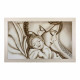 Capezzale moderno con sacra famiglia "Abbraccio Romantico" 110x65