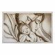 Capezzale moderno con sacra famiglia "Abbraccio Romantico" 110x65