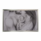 Capezzale moderno con sacra famiglia dal design moderno "Cuore" 110x65